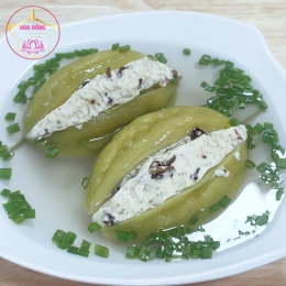 Canh khổ qua hầm chay