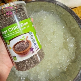 Nha Đam Hạt Chia LÁ DỨA Đường Phèn  Nấu 100% bằng đường phèn thanh mát